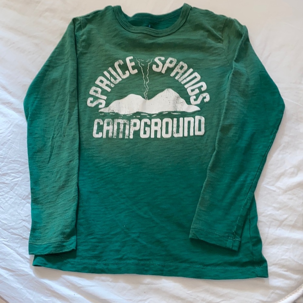 Crewcuts Camp Long Sleeve Tee Size 6/7